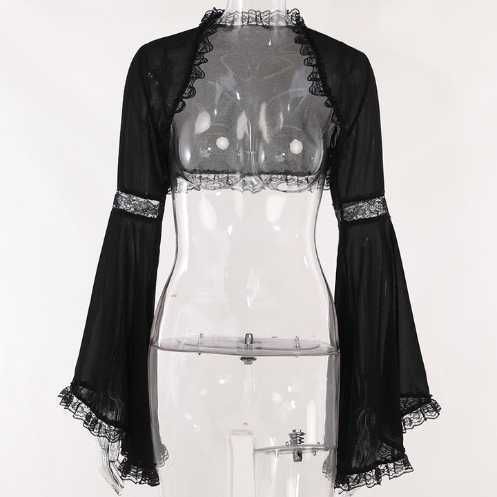 GOTHIC CROSS STRAP LONG DRESS / LG1557