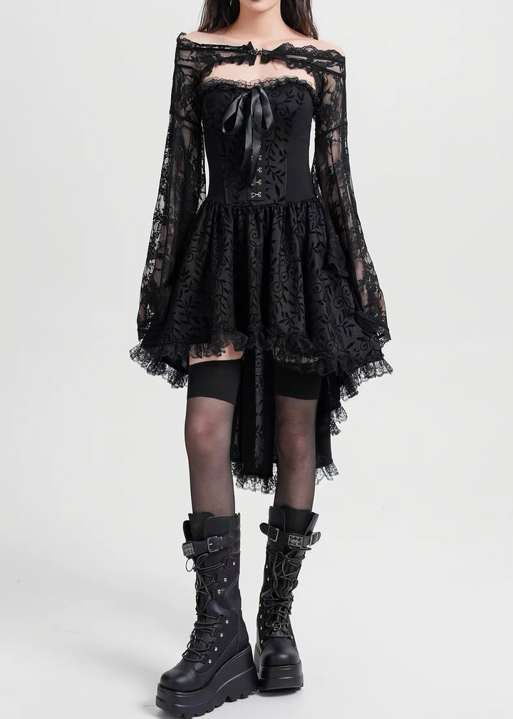 GOTHIC LACE FLARE BOLERO / LG1605
