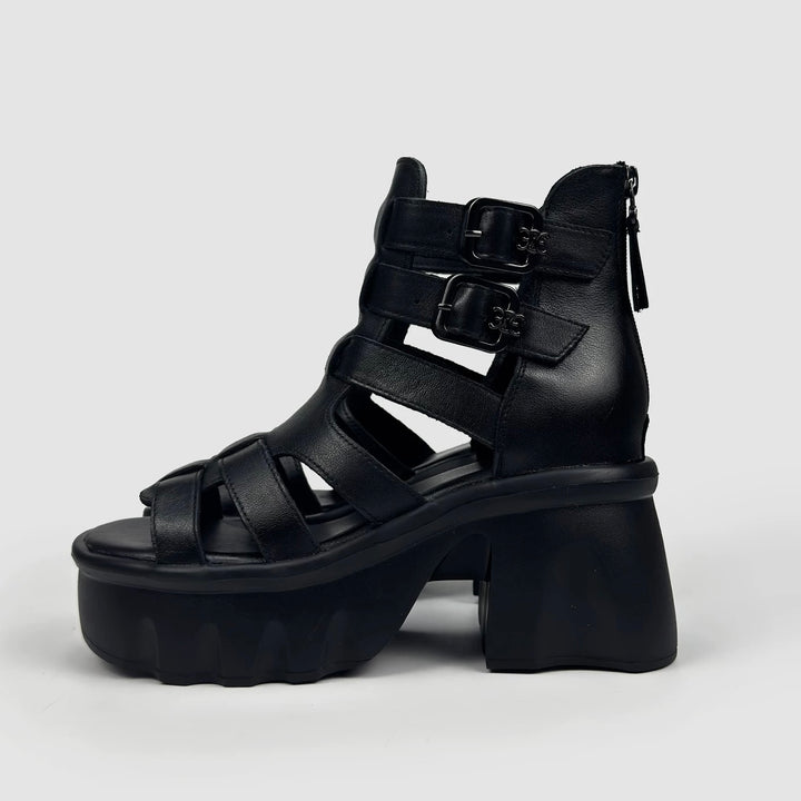 GLADIATOR PLATFORM SANDALS / V1168