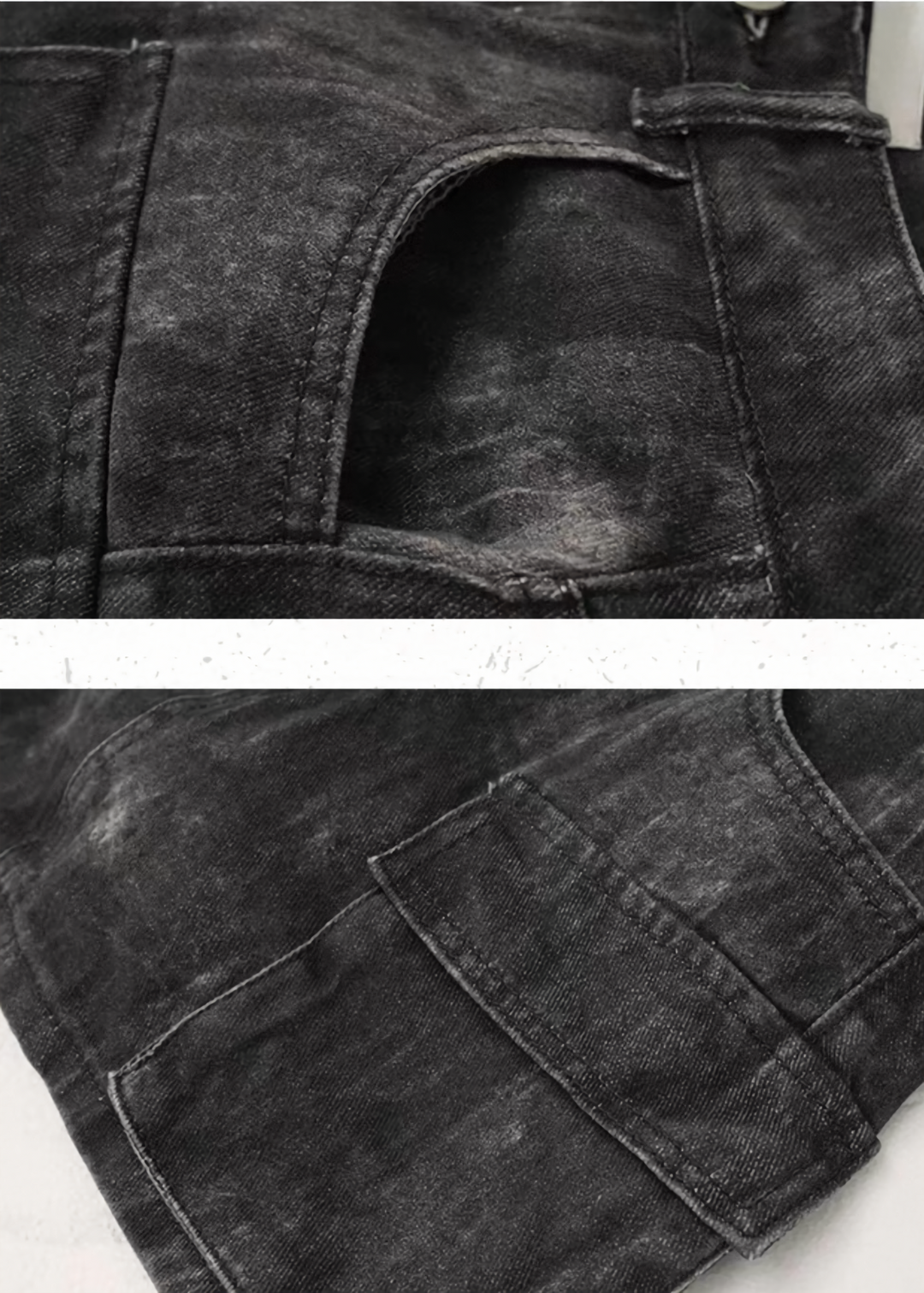 Washed Cargo Mini Skirt / LG1388