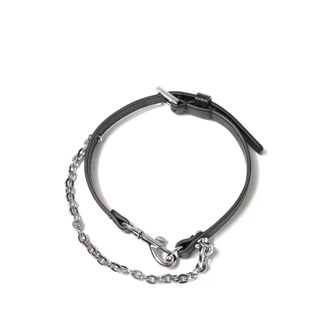 rock punk metal chain choker / a1105