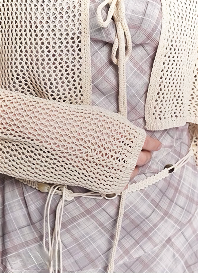 LIGHT MESH SHORT CARDIGAN / LG1546