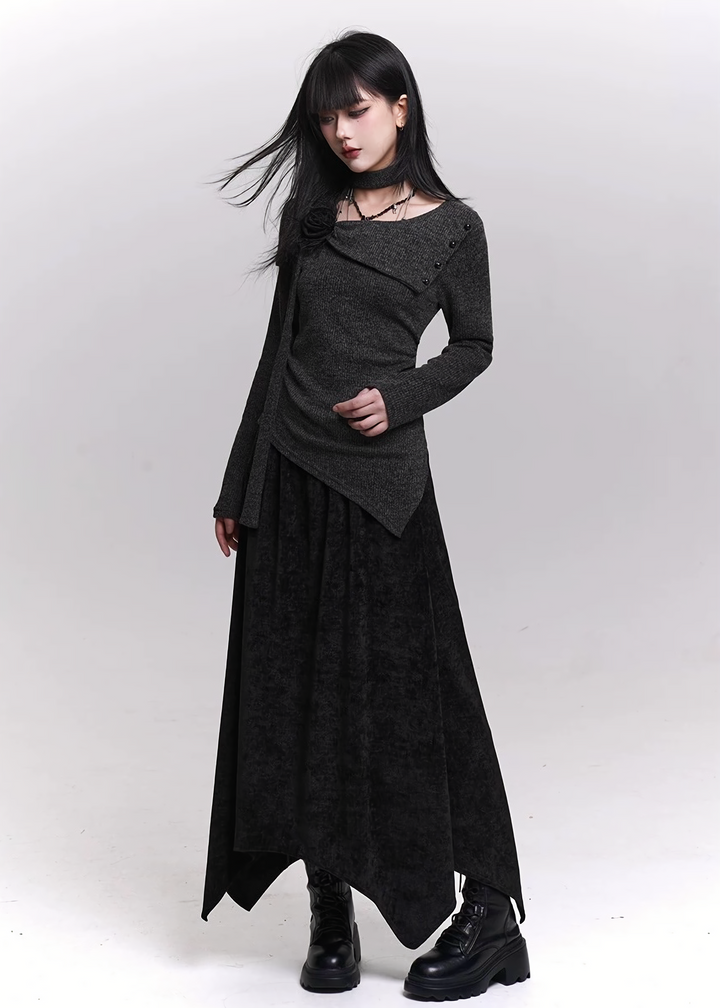 SHADOW LAYERED TWO-PIECE SET / LG1476