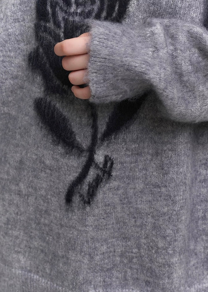 [Same-day delivery] dark girly-rose sweater / LG1153 
