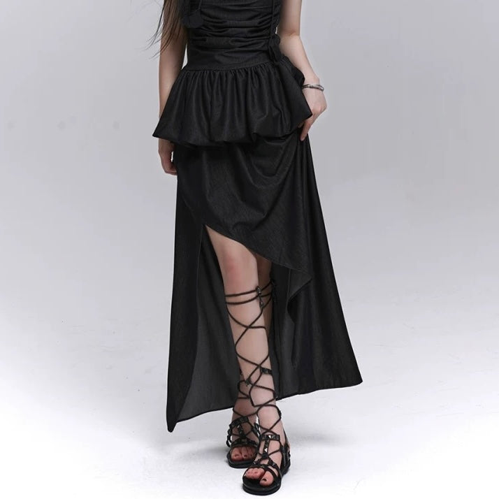Gothic lace-up gladiator sandals / v1134 