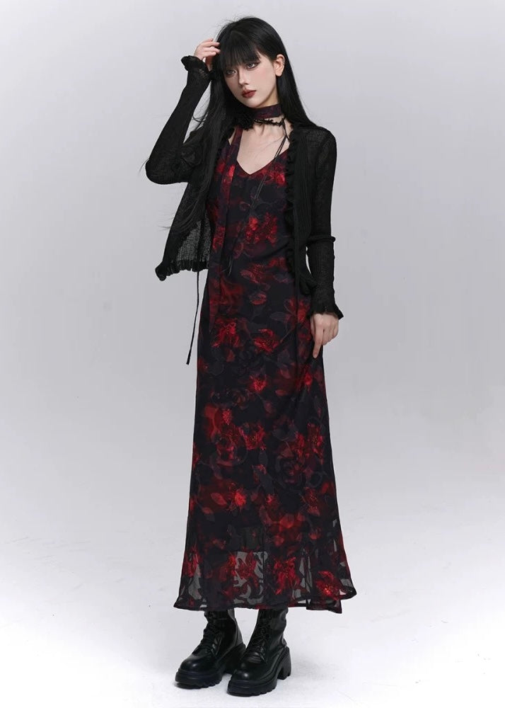 see-through blouse cardigan / LG1276_e4r