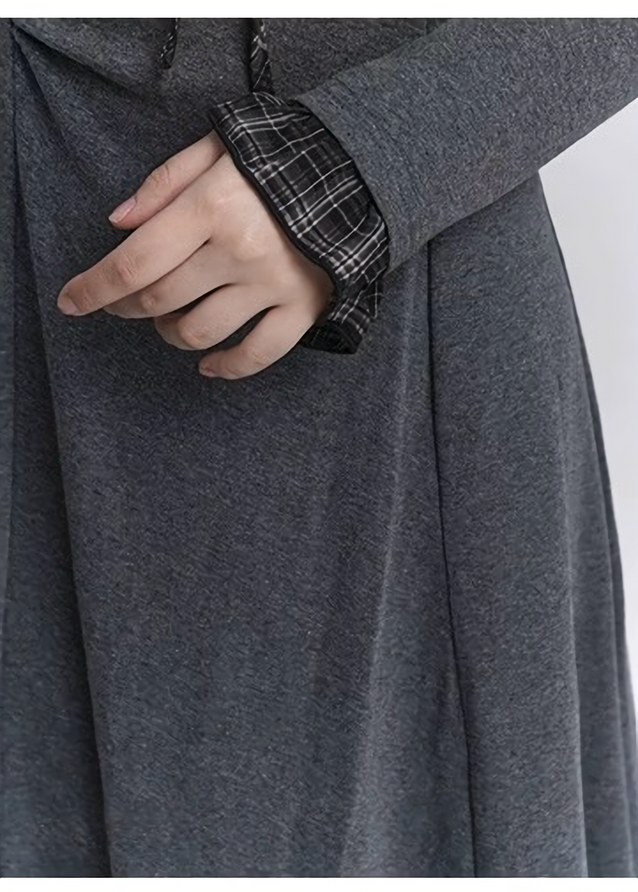 RUFFLED GOTHIC LONG DRESS / LG1433