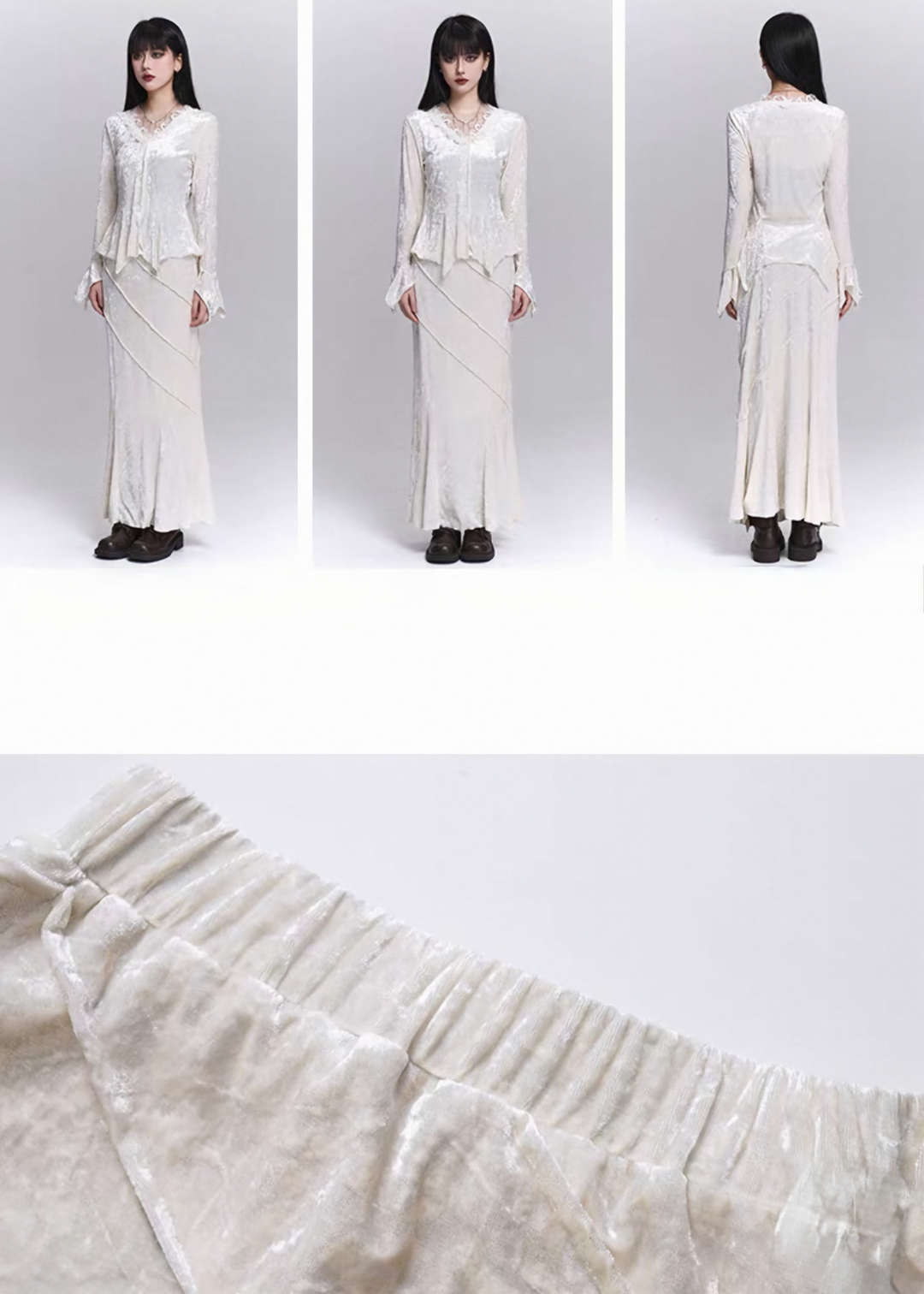 VELVET DRAPE 2PIECE SET / LG1532