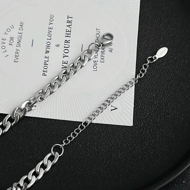 Double Chain Cross Necklace / A1147
