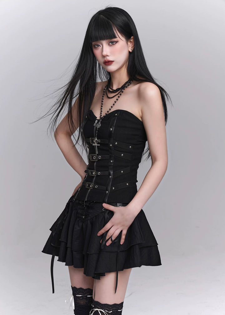 gothic belt corset wear / LG1244