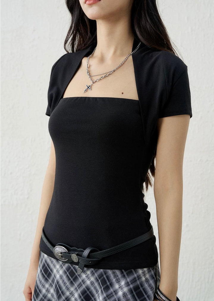 BOLERO LAYERED FIT TOP / LG1592