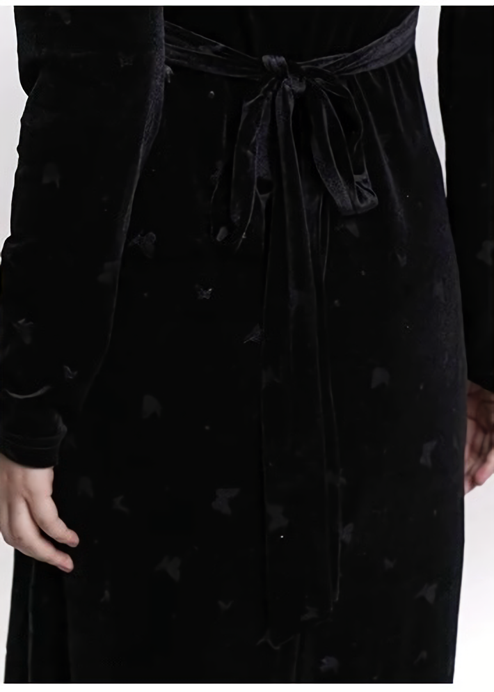 NOIR VEIL LONG DRESS / LG1463