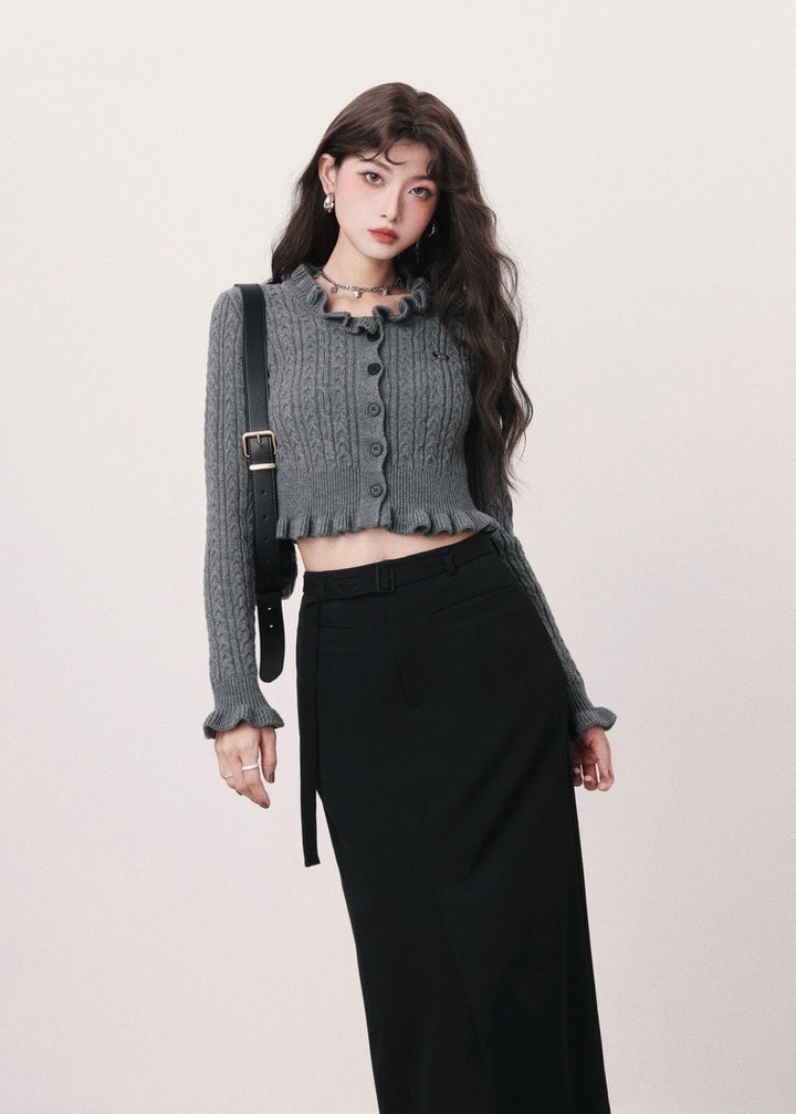 college style midi skirt / mu1129