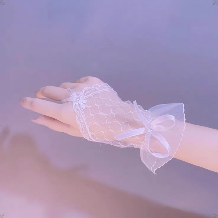 RIBBON LACE HAND COVER / V1178