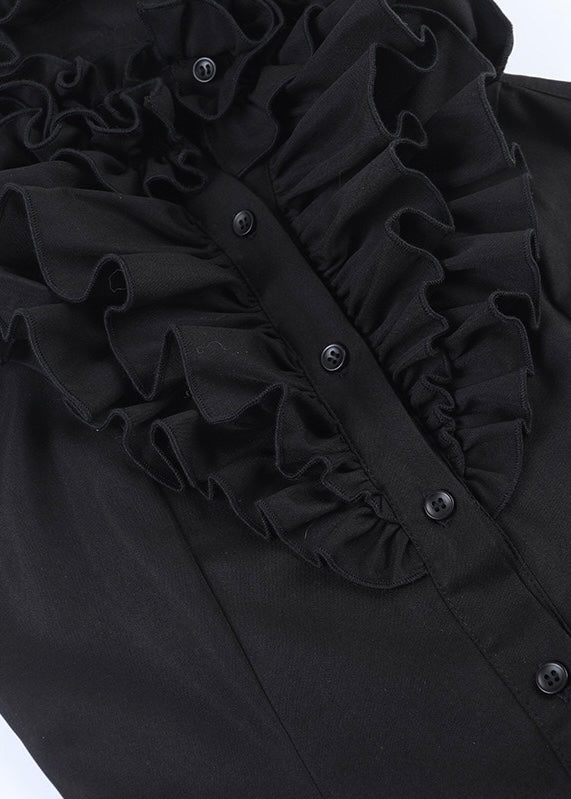 GOTHIC FRILL MINI DRESS / LG1556