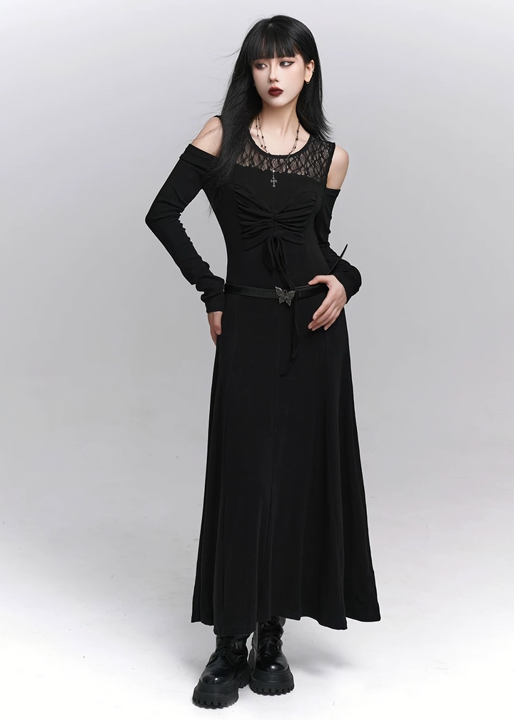 Butterfly motif buckle belt / a1122