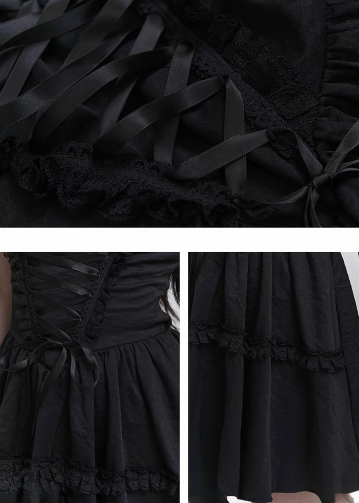 Gothic Cross Strap Dress / LG1284