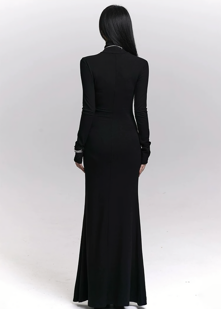 NOCTURNE CROSS LONG DRESS / LG1462_e4r