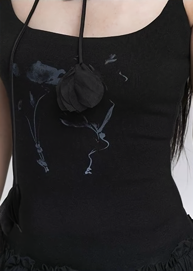 Sheer long camisole dress / LG1285