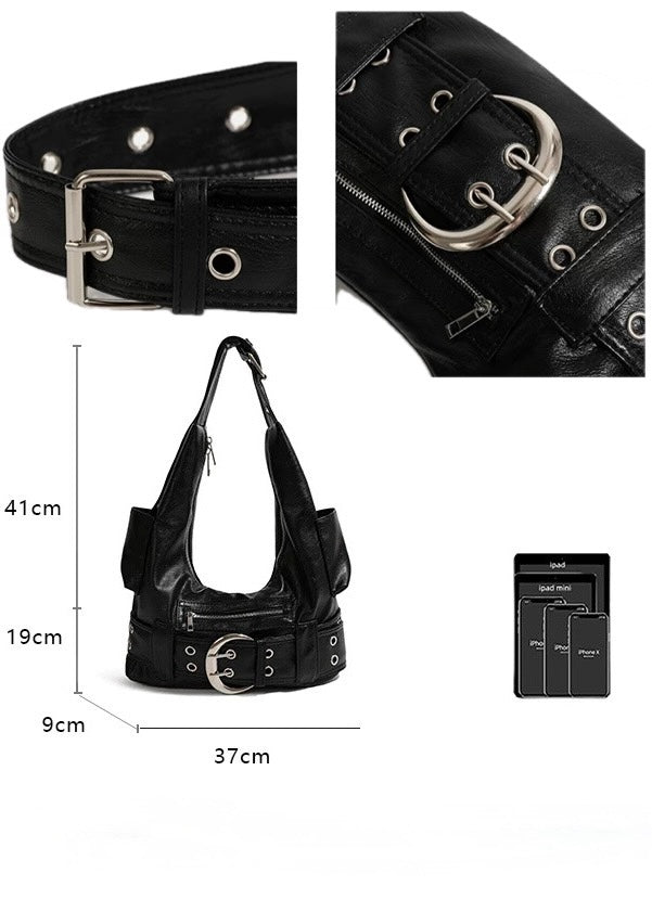 Shoulder bag with belt / b1116_e4r