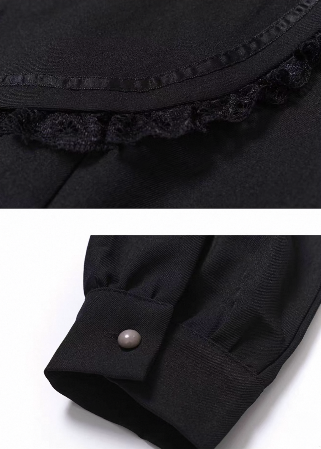 Ghostly Girl Black Long Dress / LG1486