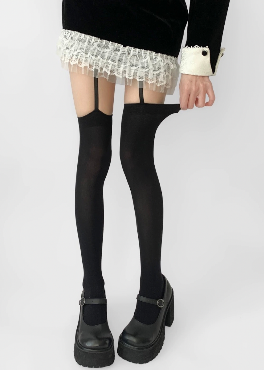 french suspender stockings / Y1108