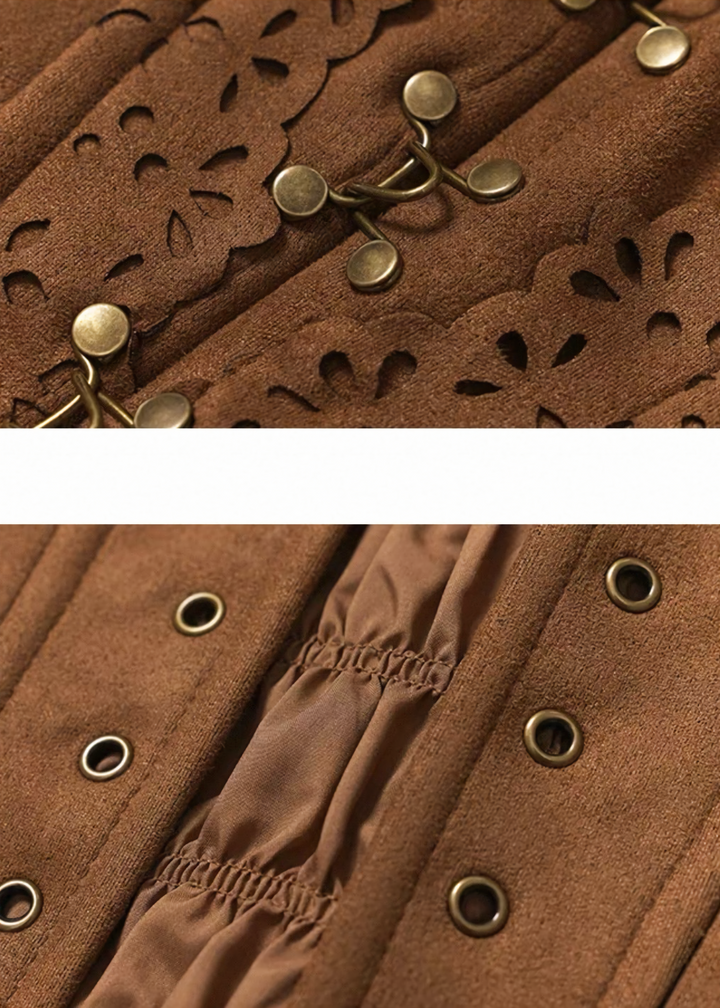 FISHBONE LACE-UP BRA VEST / LG1502