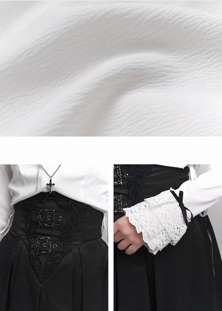 Classic Gothic Long Skirt Set