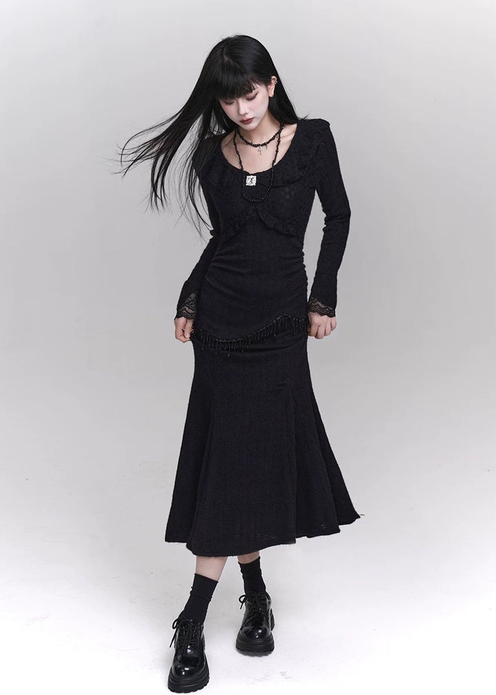 gothic mermaid dress / LG1161