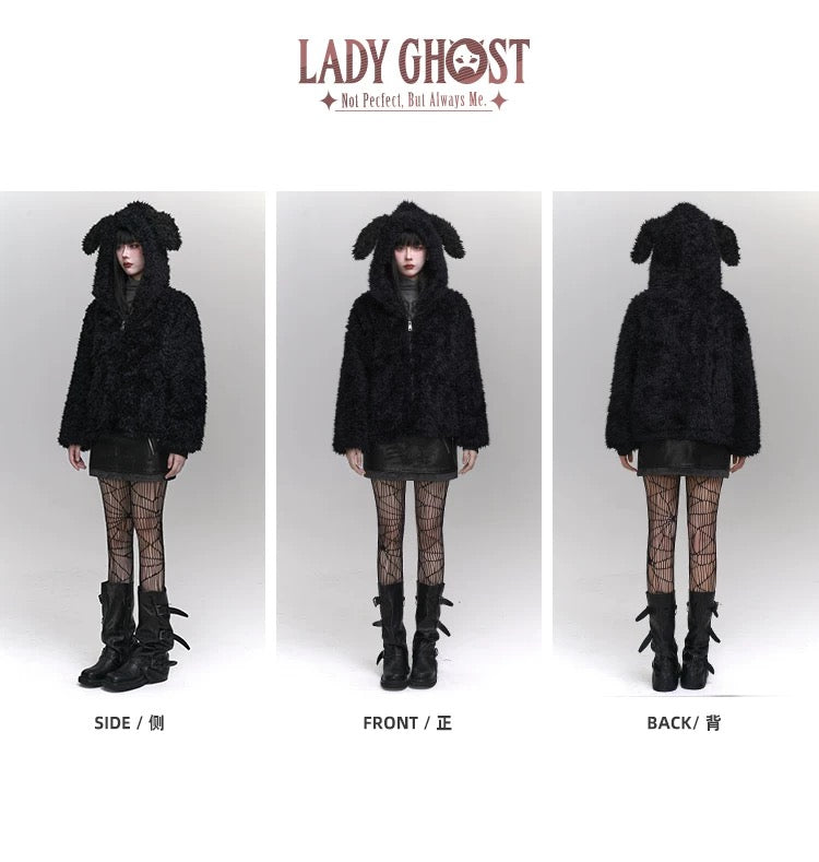 【당일 배송】rabbit furry jacket / LG1150 