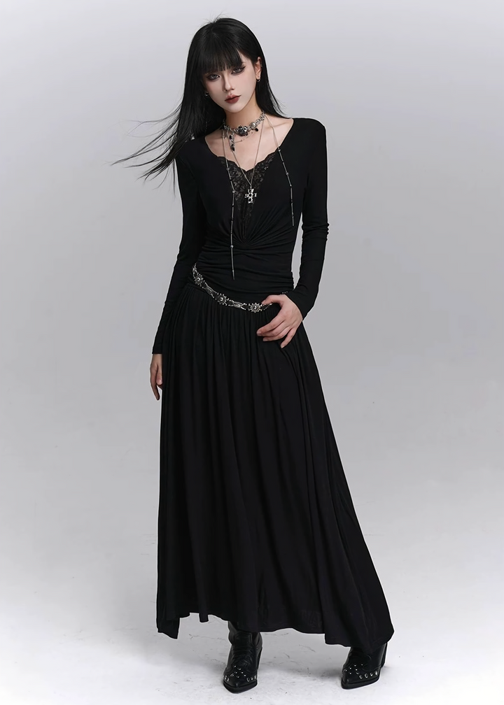 BOHEMIAN METAL BUCKLE BELT/A1136