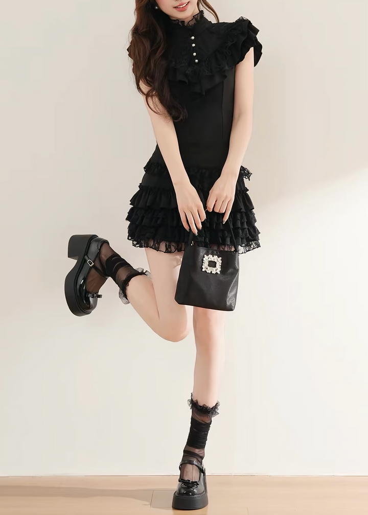GOTHIC FRILL LACE SETUP / LG1644
