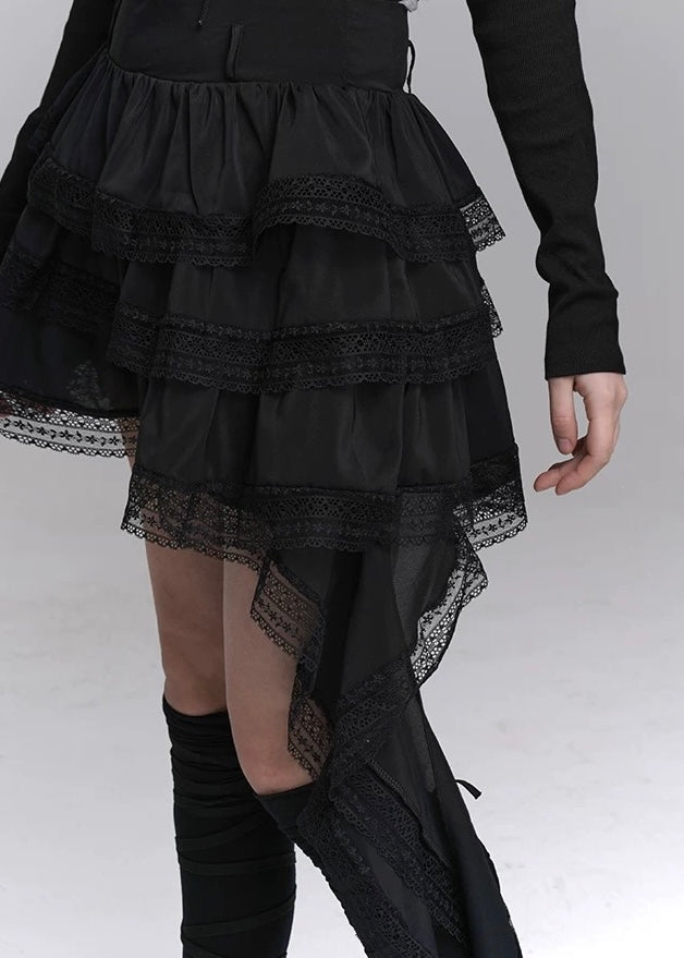 black shortcake skirt / LG1238