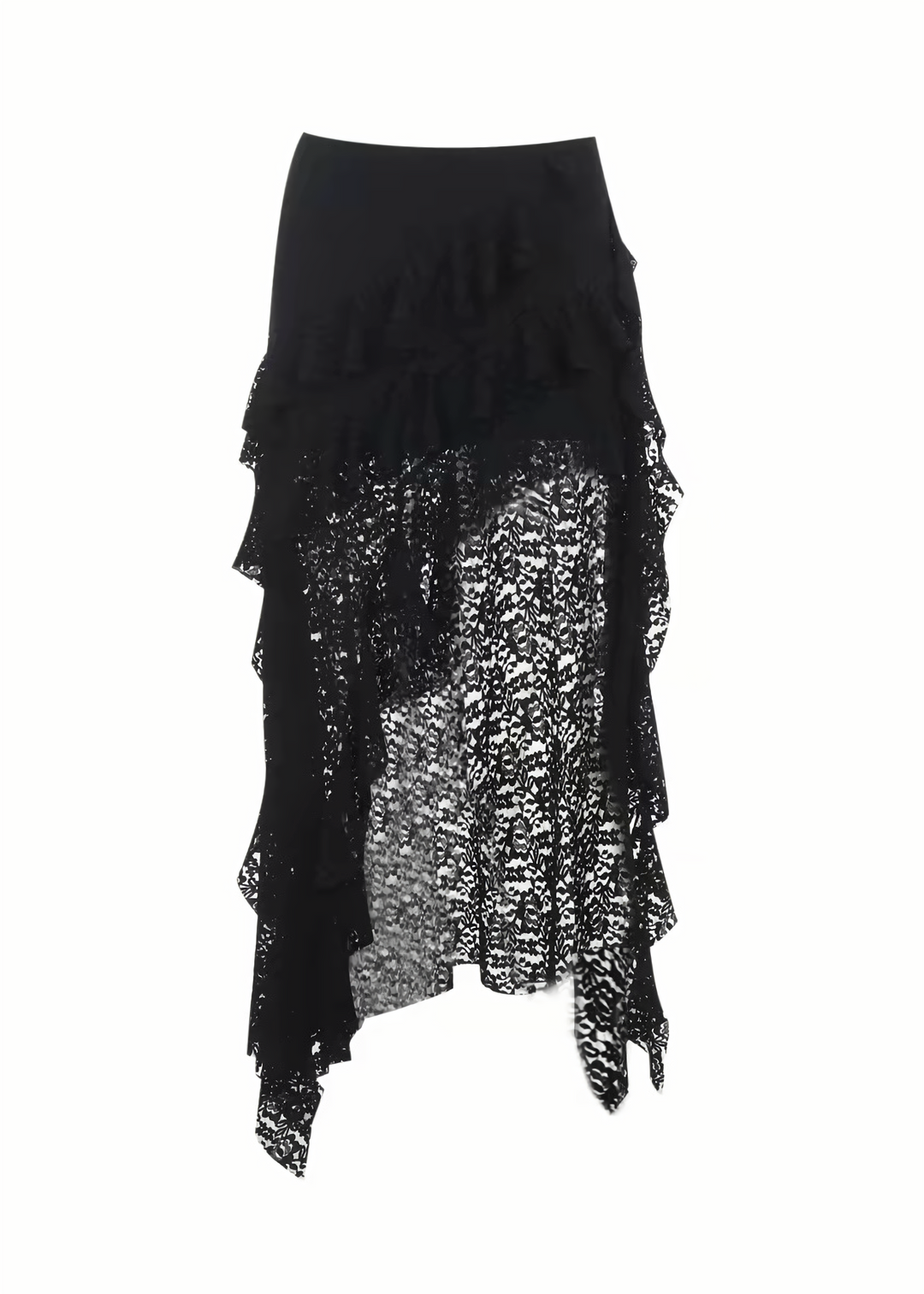 GOTHIC LACE OFF-SHOULDER TOPS &amp; SKIRT / LG1699