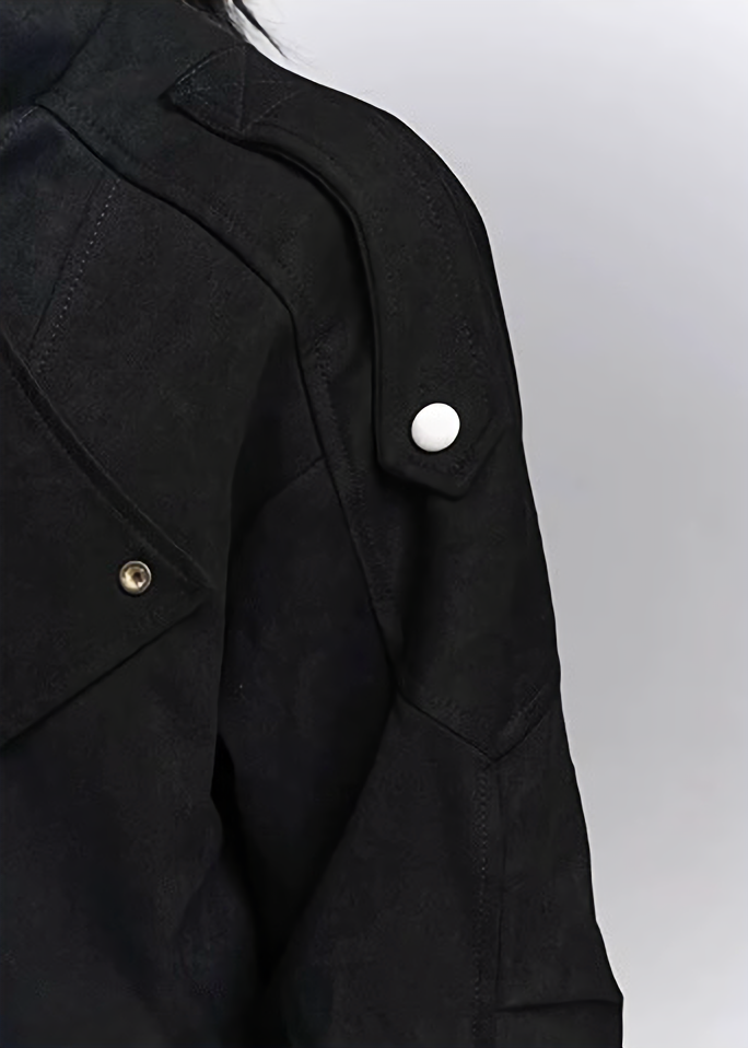 STRUCTURED SUEDE OVER JACKET / LG1440