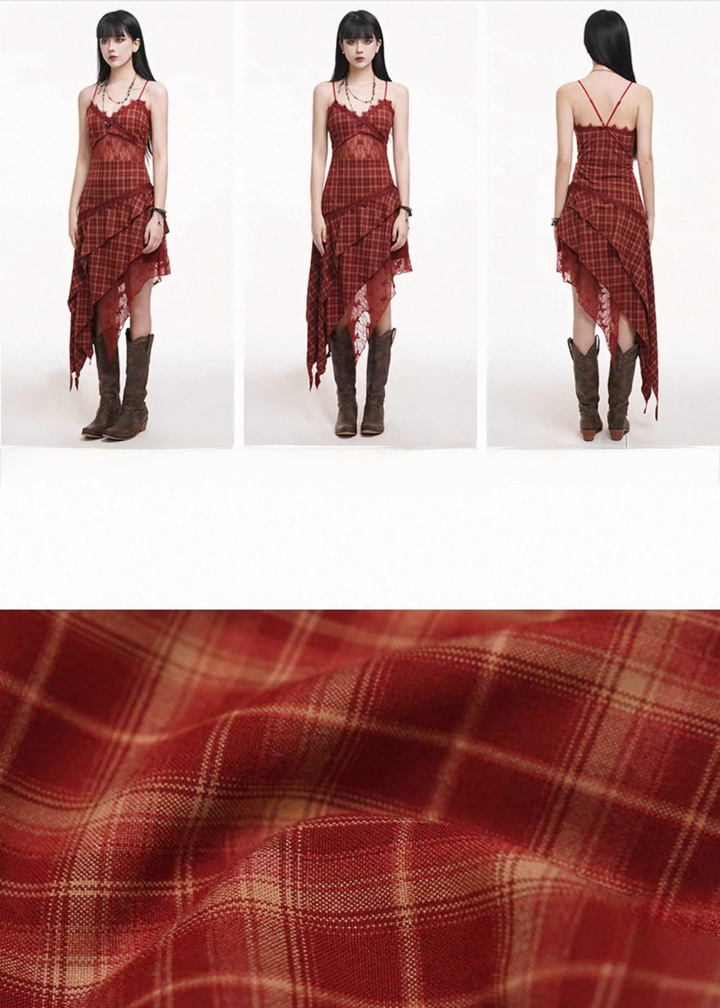 Rouge Lace Sheer Dress/lg1322 