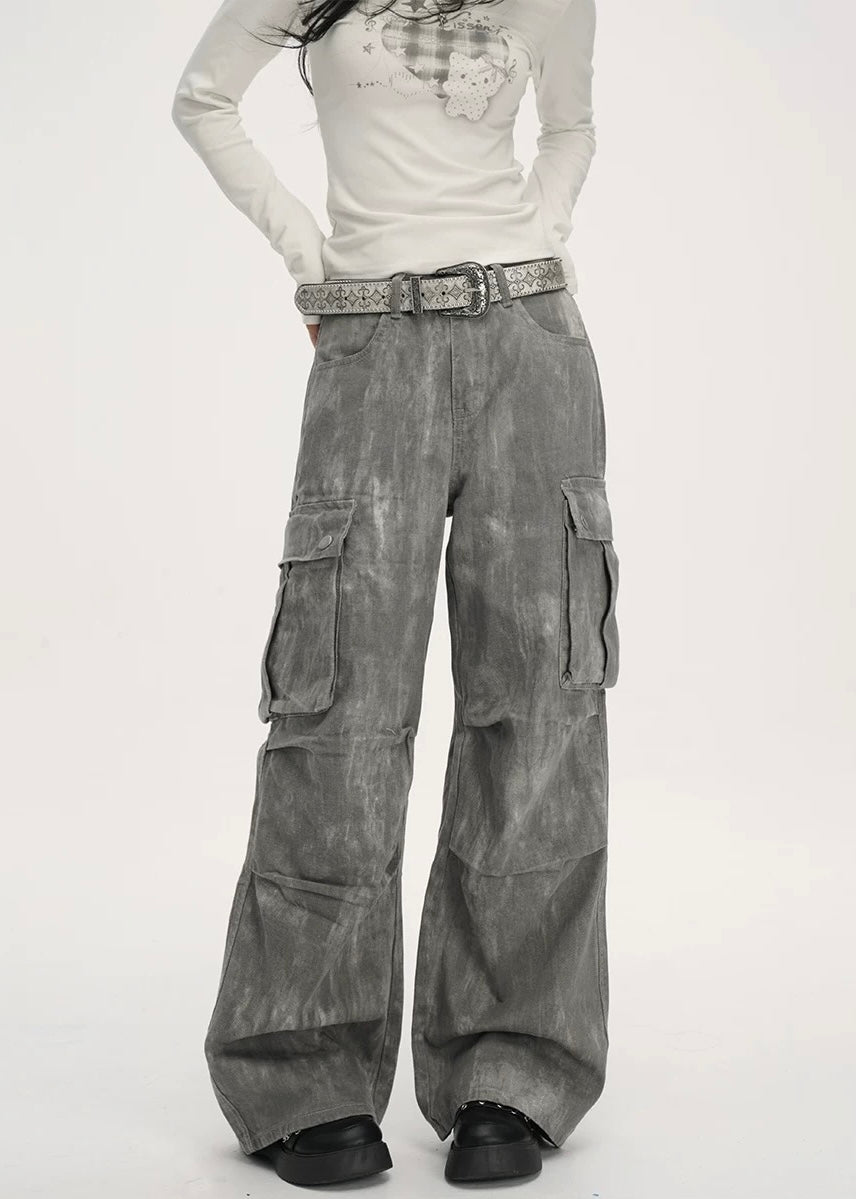 VINTAGE WASHED CARGO PANTS / LG1383