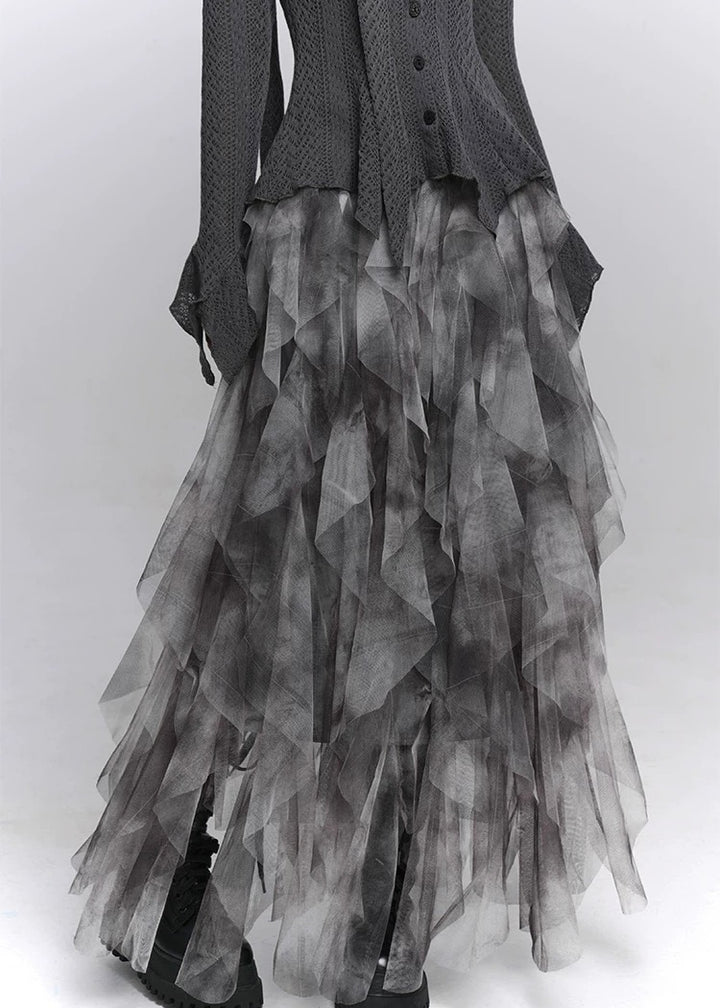 Layered Gothic Tulle Skirt / lg1347_e4r