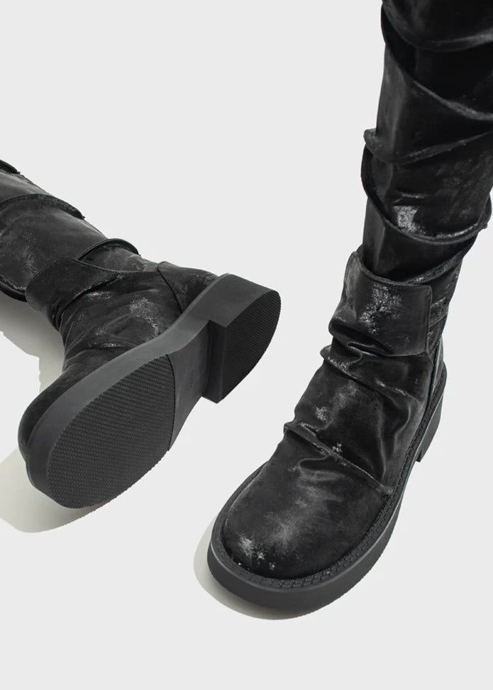 Studded Long Boots / v1154