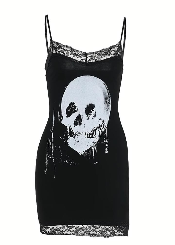 SKULL LACE CAMI ONEPIECE / LG1600