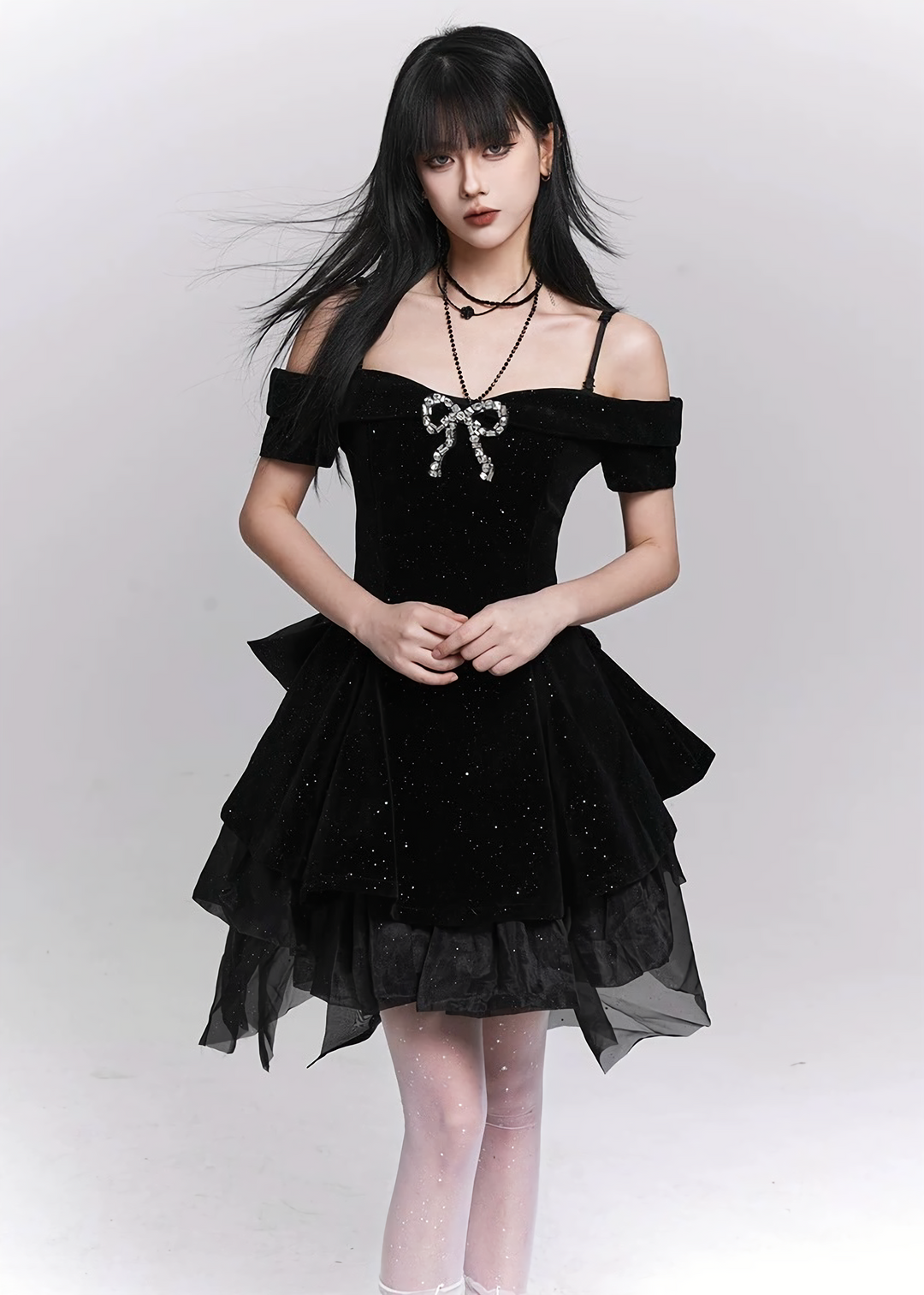 LVET BIJOU RIBBON DOLL DRESS / LG1483