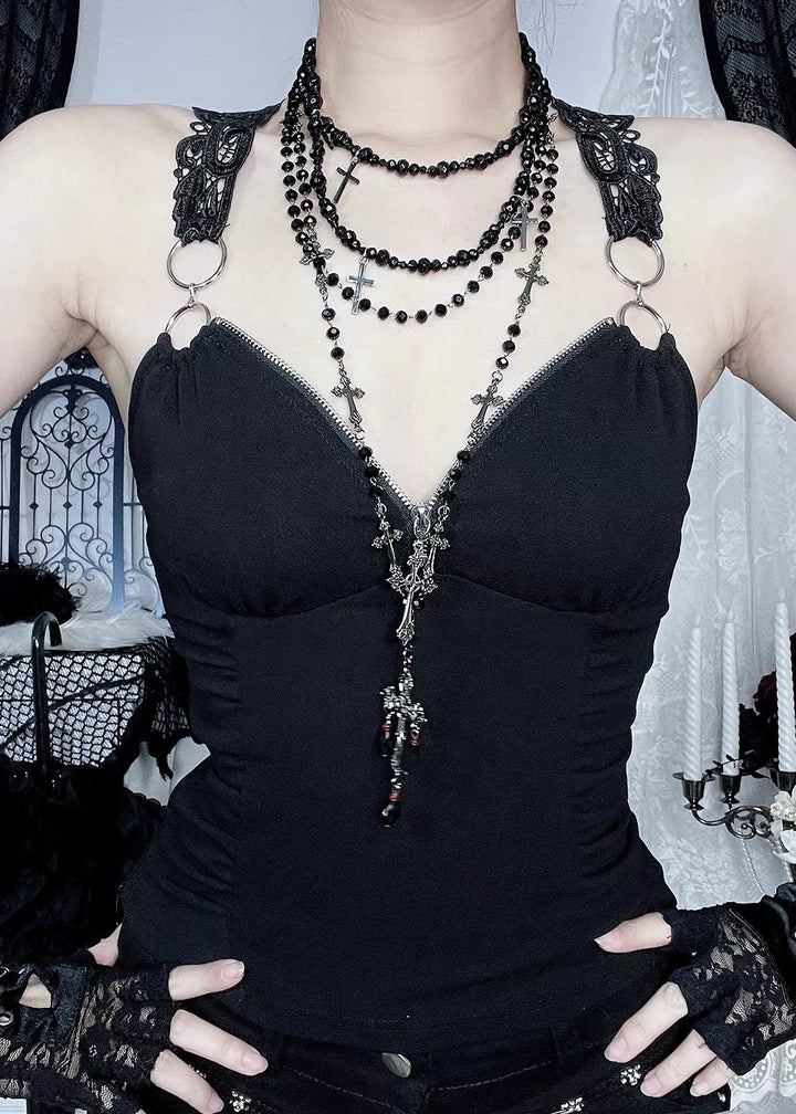 GOTHIC LACE ORNAMENT CAMISOLE / LG1665