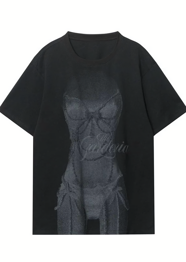 Gardenia Skull Tee / LG1290