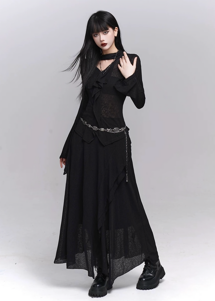 GOTHIC LAYERED TWO-PIECE SET / LG1554