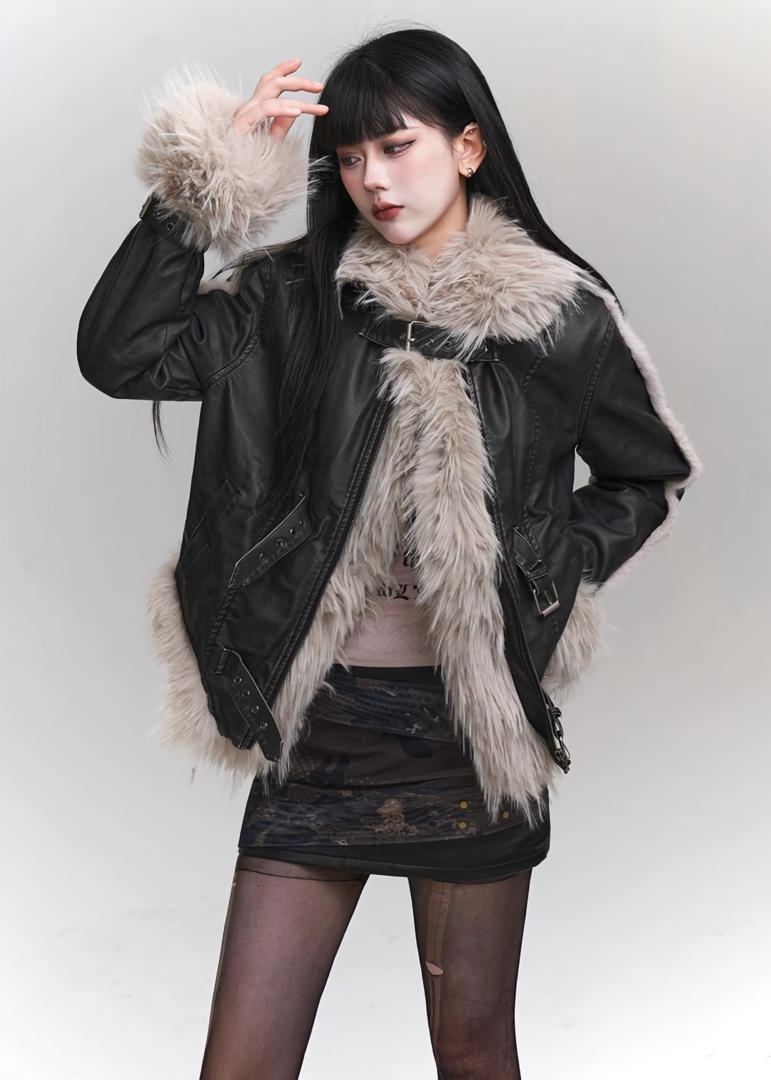 rider fur jacket / LG1147