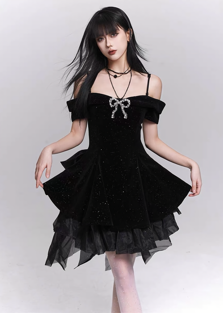 LVET BIJOU RIBBON DOLL DRESS / LG1483