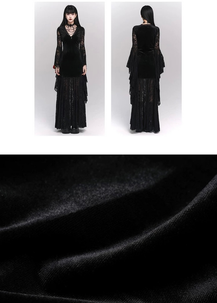 gothic retro velvet dress / LG1209