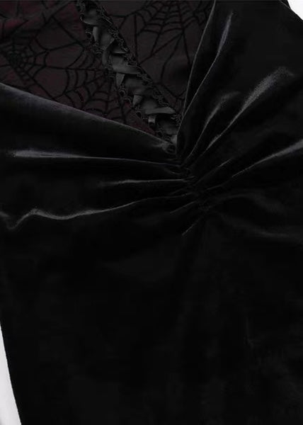 Dark Veil Gothic Long Dress / LG1409