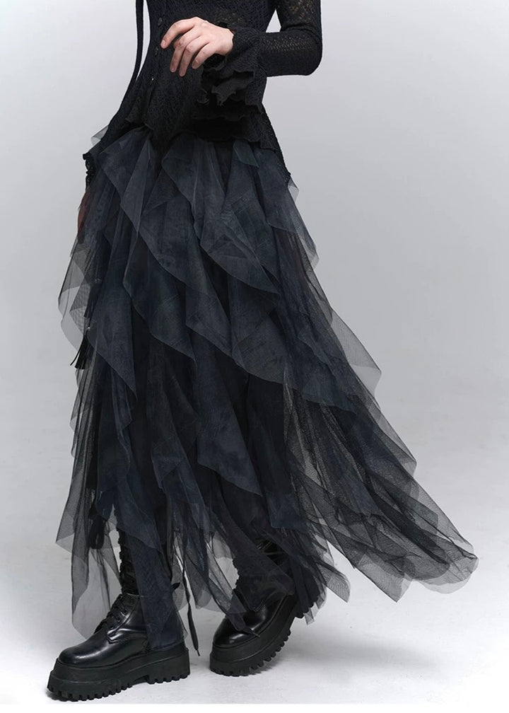 Layered Gothic Tulle Skirt / lg1347_e4r