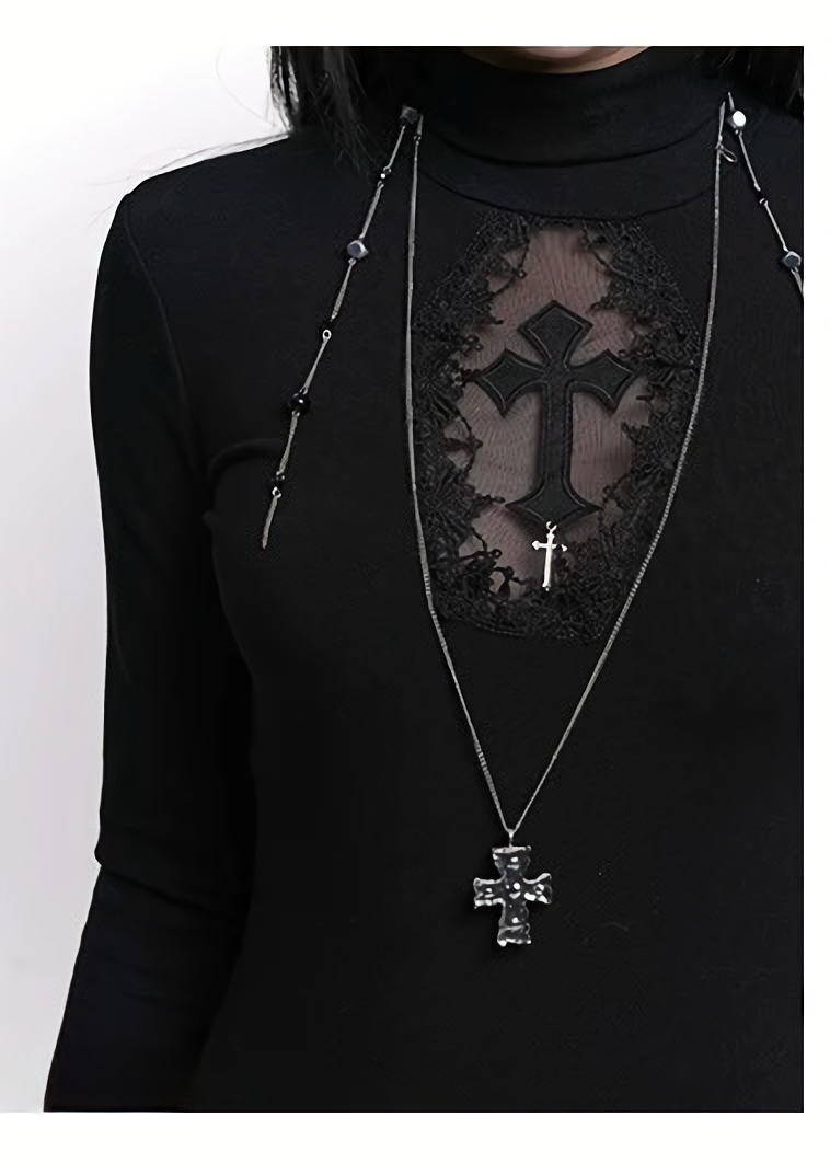 NOCTURNE CROSS LONG DRESS / LG1462